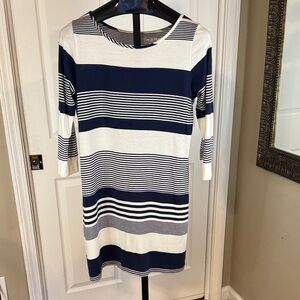 Lilly Pulitzer Striped Navy and White Dress